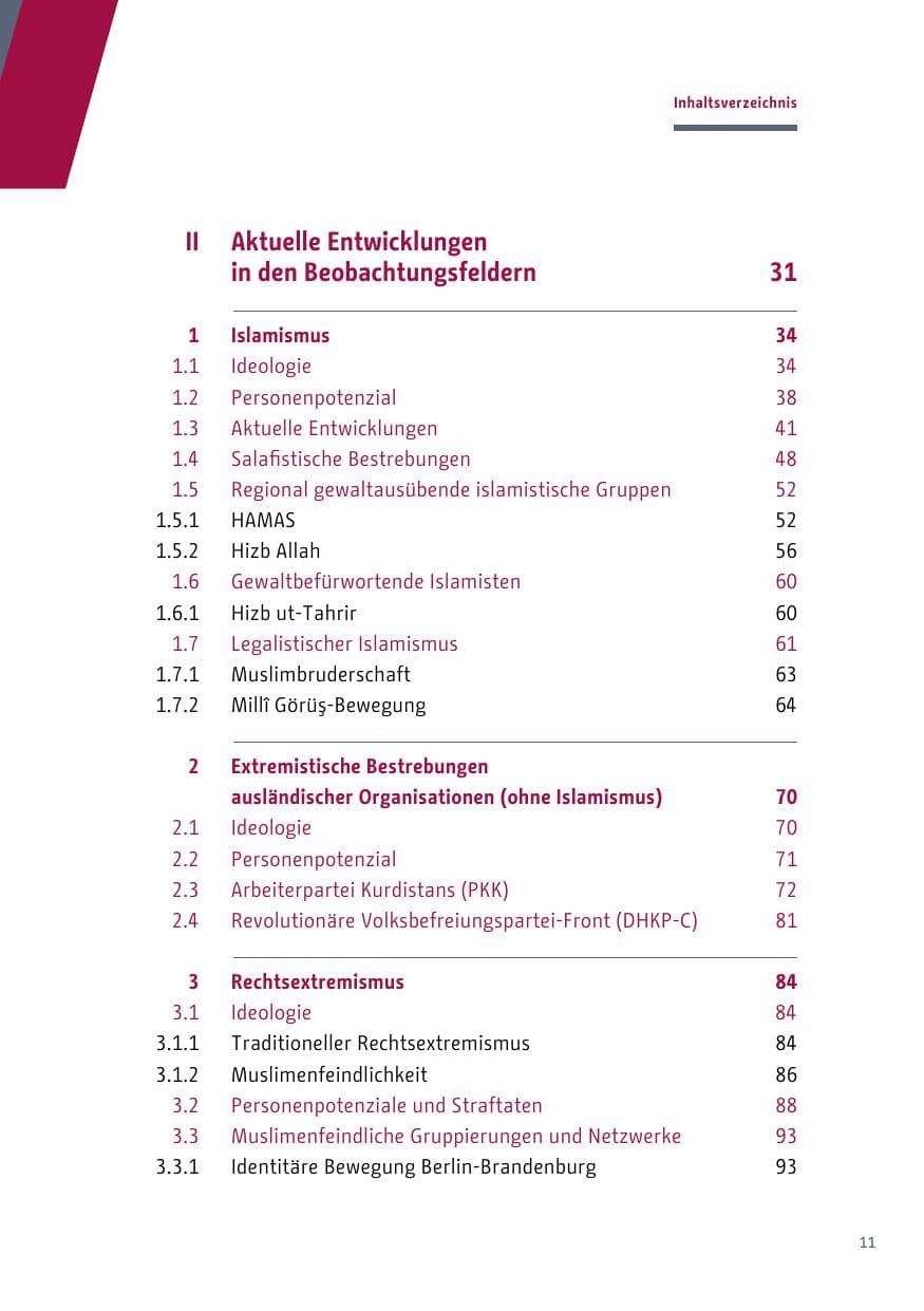 Seite 12 des Verfassungsschutzbericht 2017 Berlin