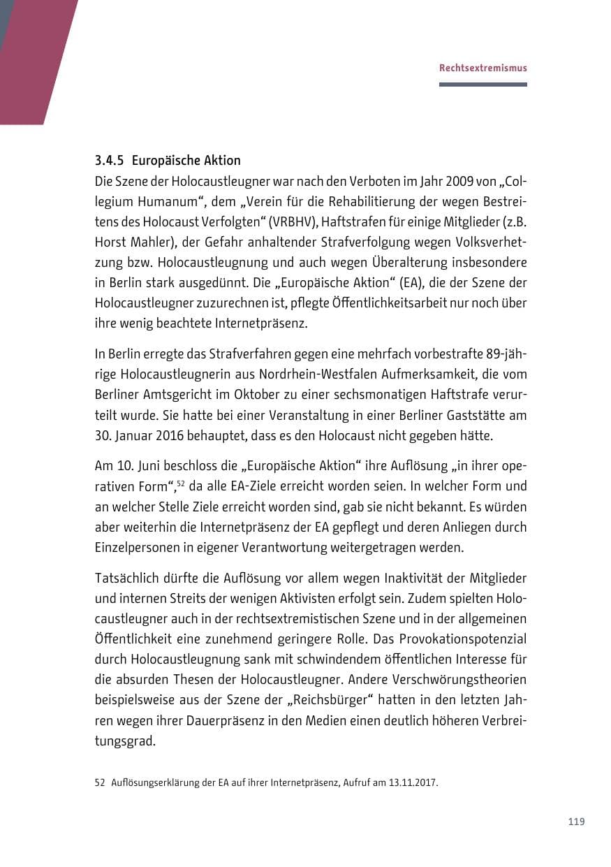 Seite 120 des Verfassungsschutzbericht 2017 Berlin