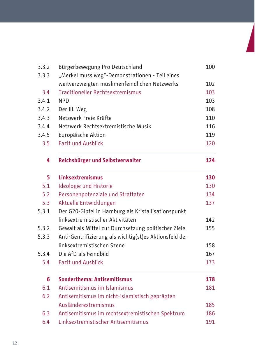 Seite 13 des Verfassungsschutzbericht 2017 Berlin