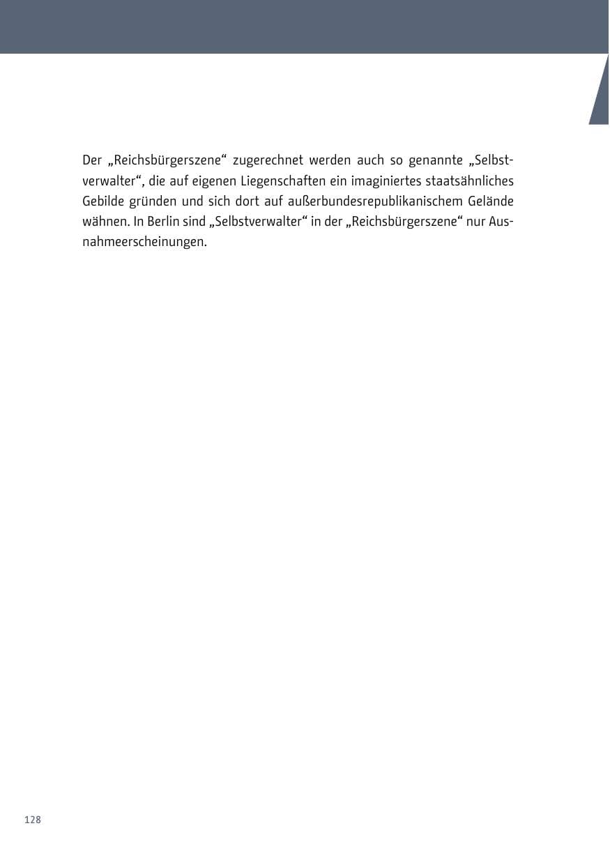 Seite 129 des Verfassungsschutzbericht 2017 Berlin