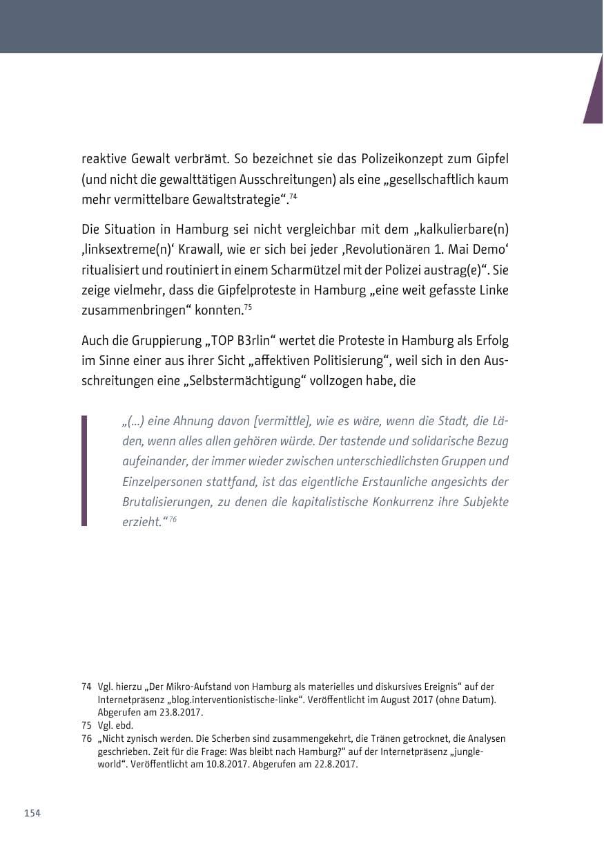 Seite 155 des Verfassungsschutzbericht 2017 Berlin