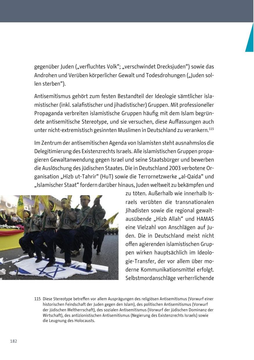 Seite 183 des Verfassungsschutzbericht 2017 Berlin