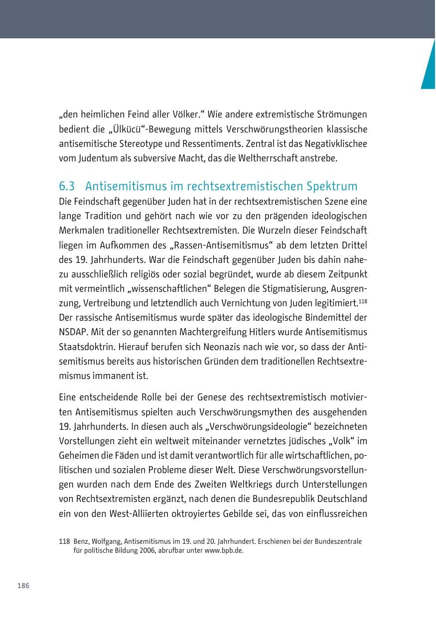 Seite 187 des Verfassungsschutzbericht 2017 Berlin