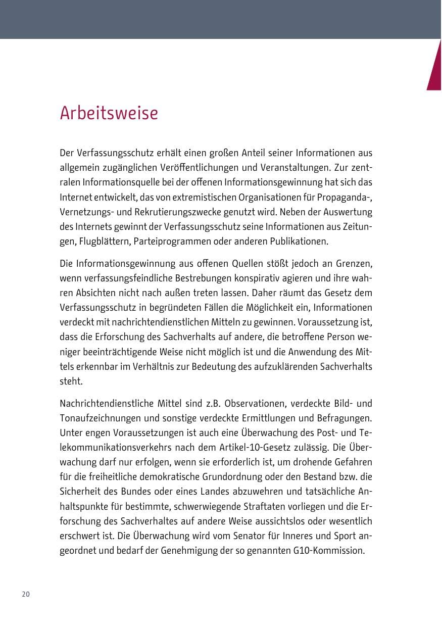 Seite 21 des Verfassungsschutzbericht 2017 Berlin