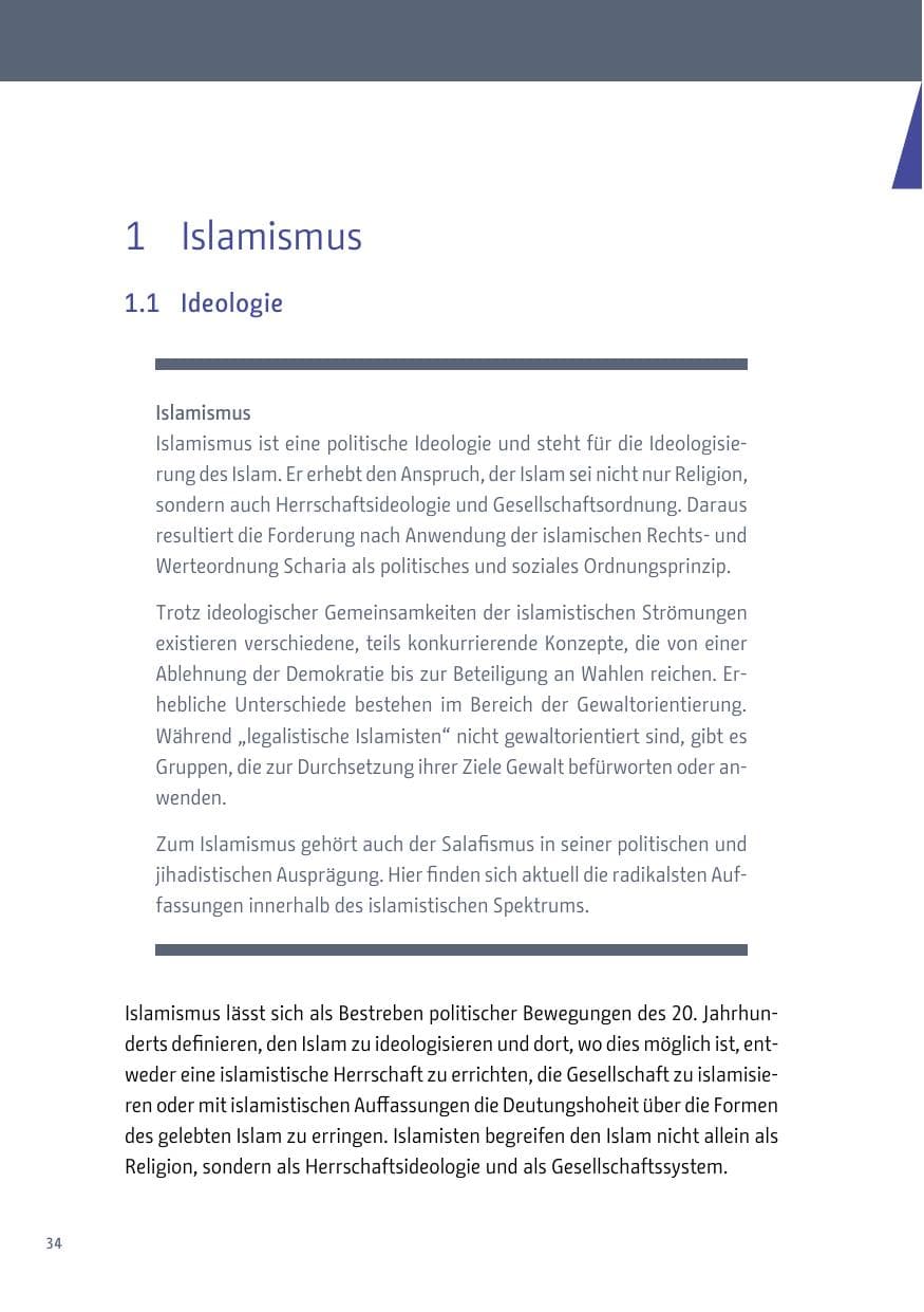 Seite 35 des Verfassungsschutzbericht 2017 Berlin