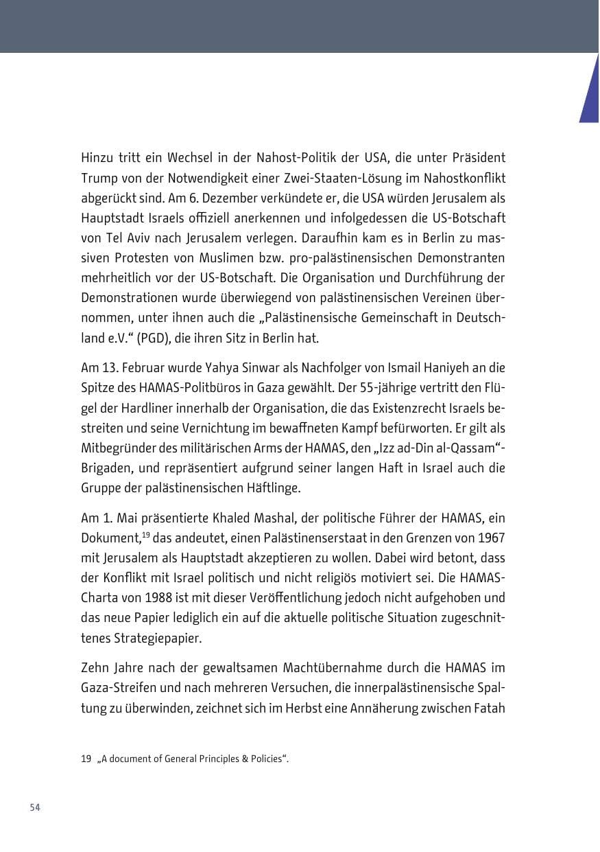 Seite 55 des Verfassungsschutzbericht 2017 Berlin