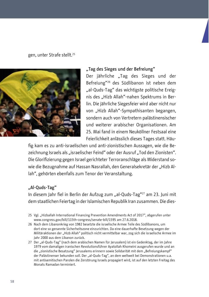 Seite 59 des Verfassungsschutzbericht 2017 Berlin