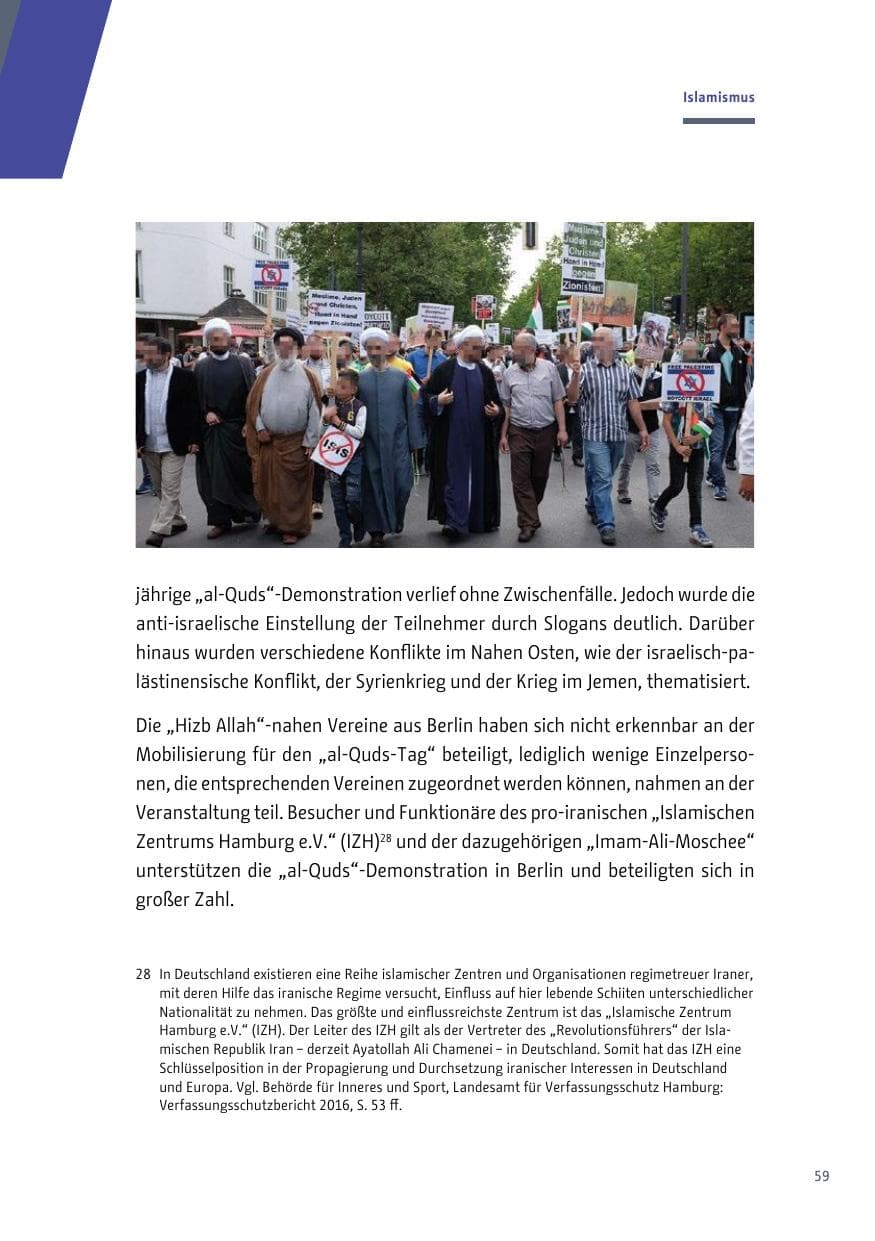 Seite 60 des Verfassungsschutzbericht 2017 Berlin
