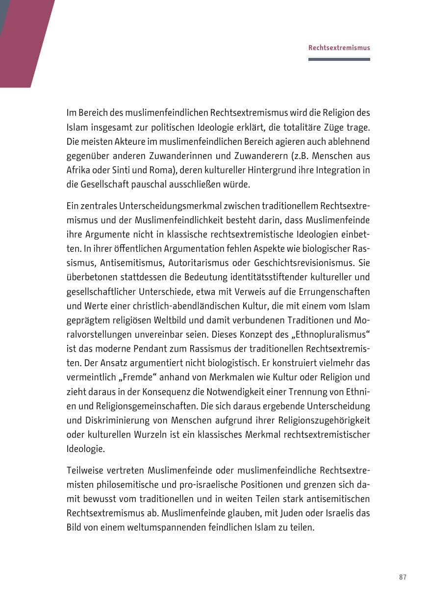 Seite 88 des Verfassungsschutzbericht 2017 Berlin