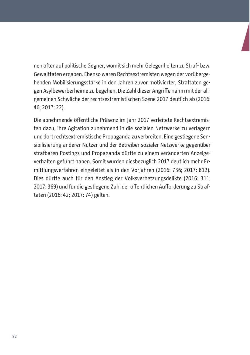 Seite 93 des Verfassungsschutzbericht 2017 Berlin