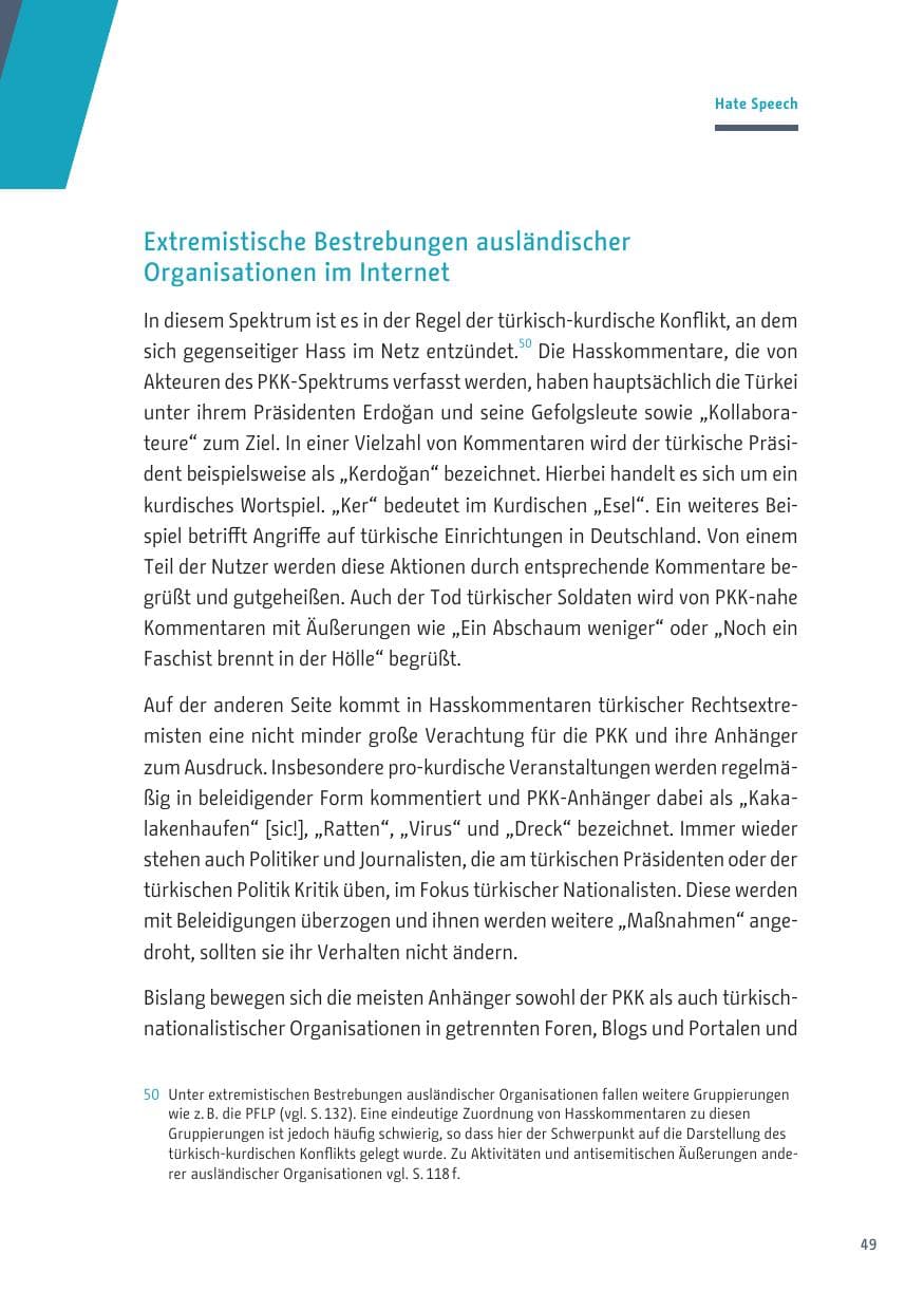 Seite 49 des Verfassungsschutzbericht 2019 Berlin