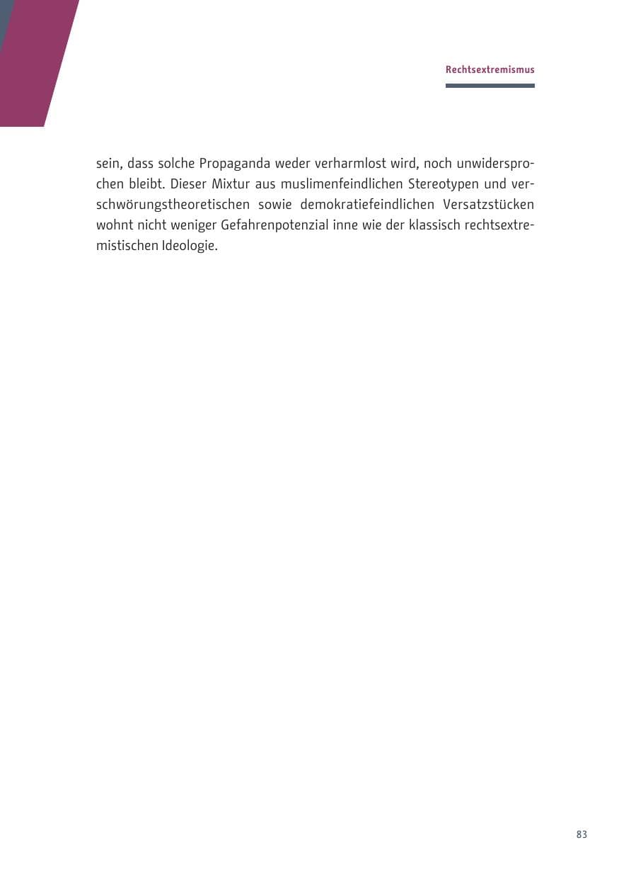 Seite 83 des Verfassungsschutzbericht 2019 Berlin