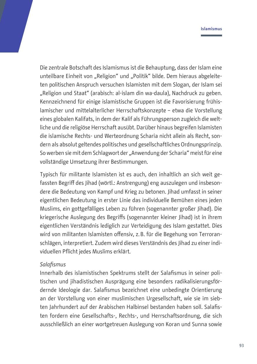 Seite 93 des Verfassungsschutzbericht 2019 Berlin