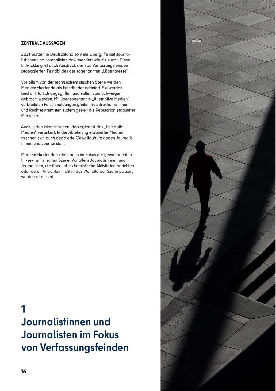 Seite 16 des Verfassungsschutzbericht 2021 Berlin