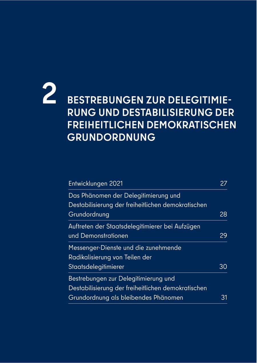 Seite 25 des Verfassungsschutzbericht 2021 Berlin