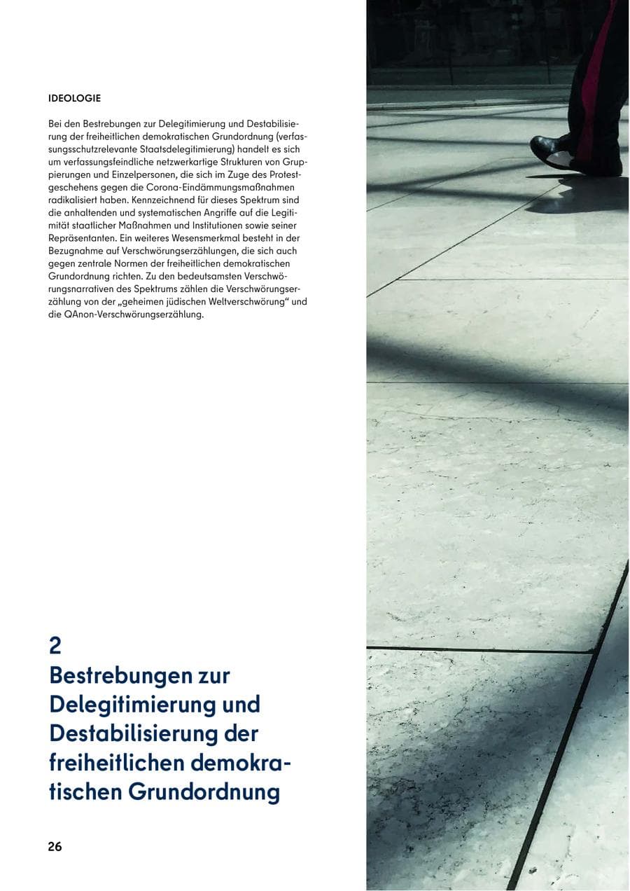 Seite 26 des Verfassungsschutzbericht 2021 Berlin