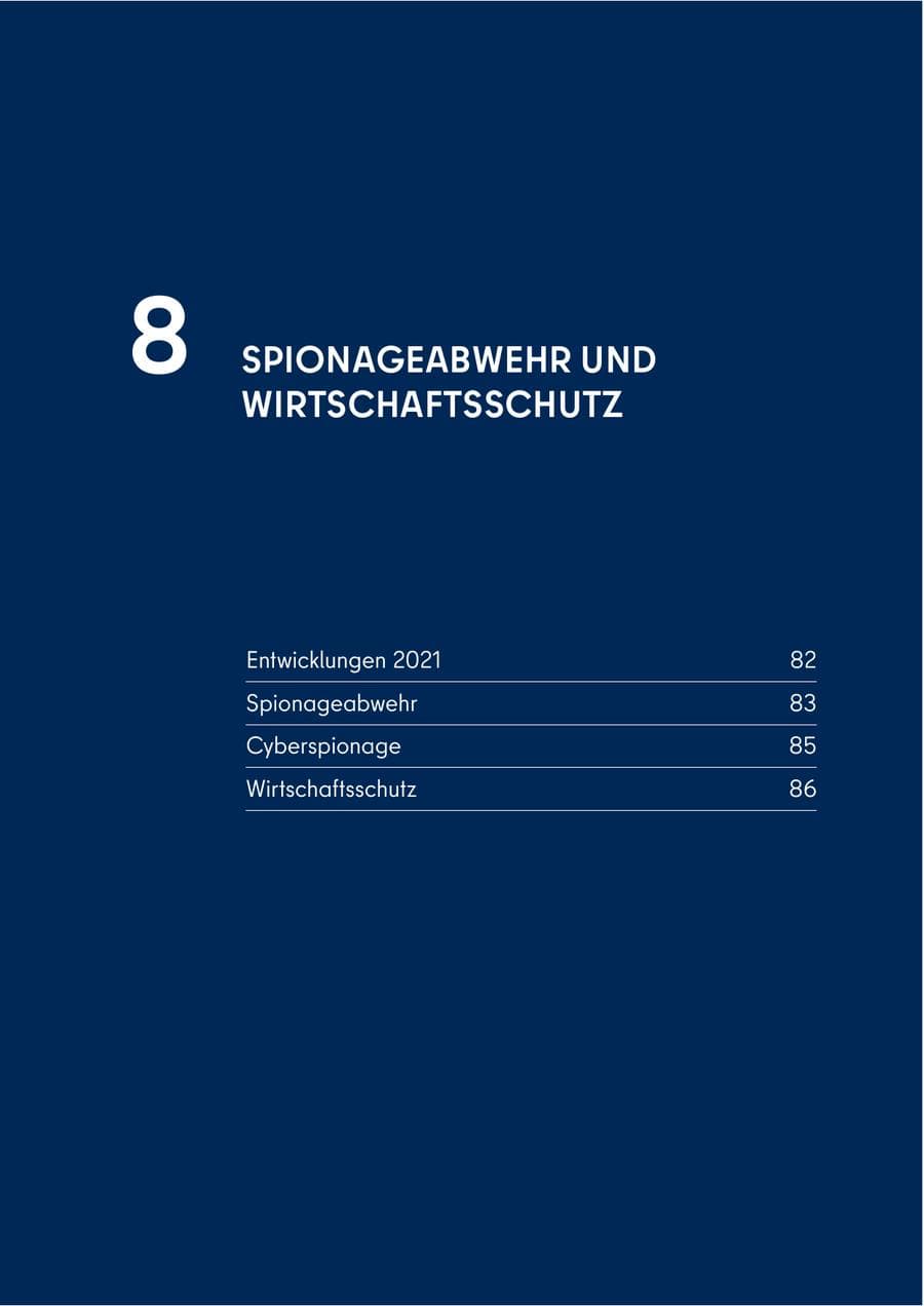 Seite 81 des Verfassungsschutzbericht 2021 Berlin