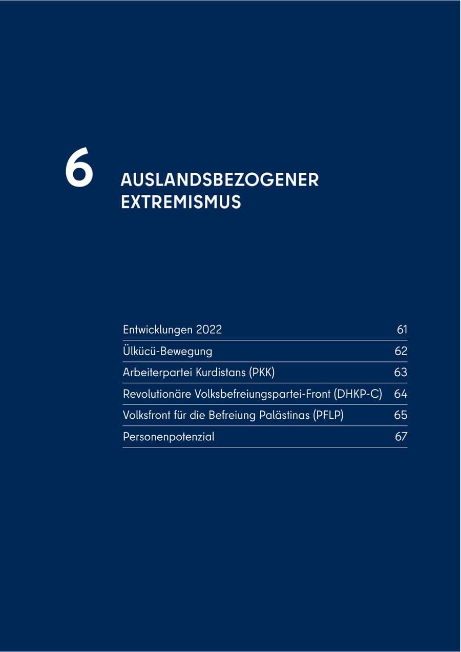 Seite 59 des Verfassungsschutzbericht 2022 Berlin