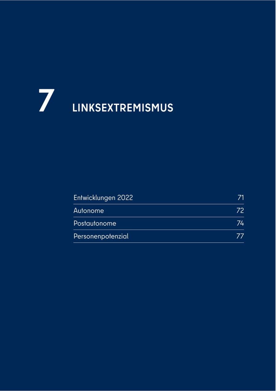 Seite 69 des Verfassungsschutzbericht 2022 Berlin