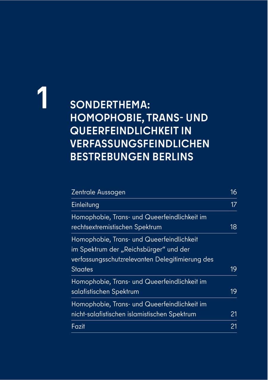 Seite 15 des Verfassungsschutzbericht 2024 Berlin