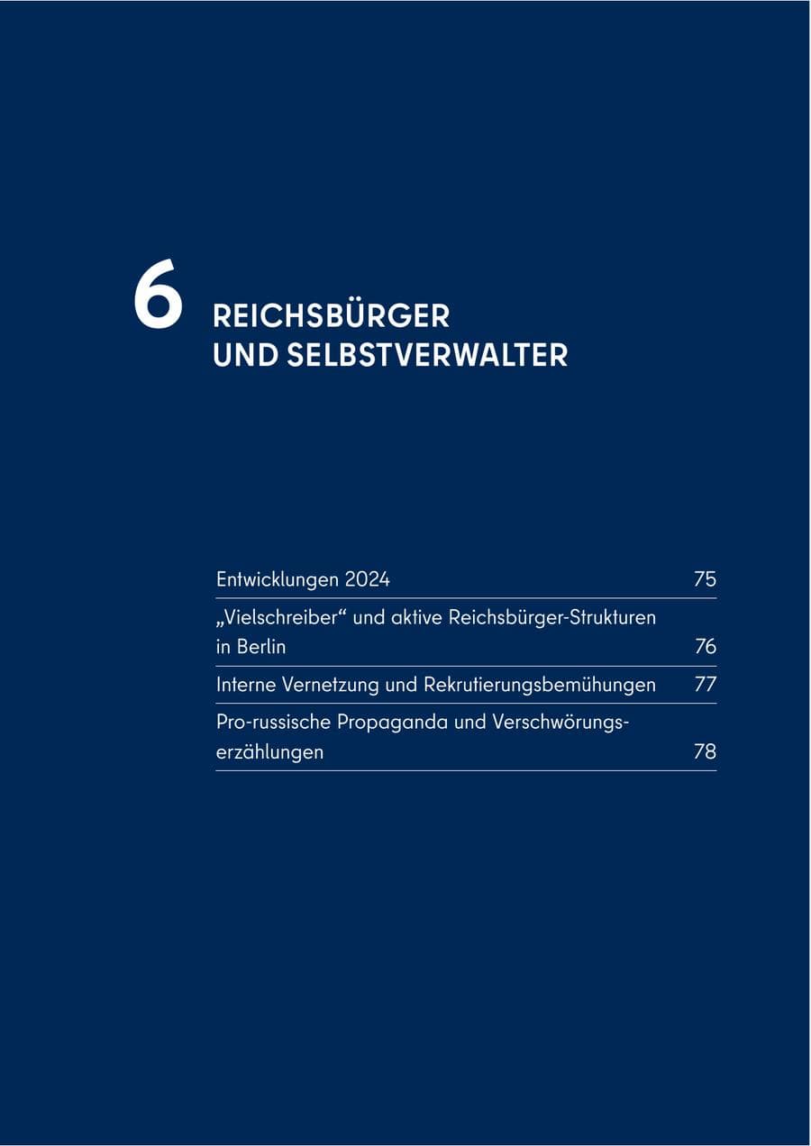 Seite 73 des Verfassungsschutzbericht 2024 Berlin