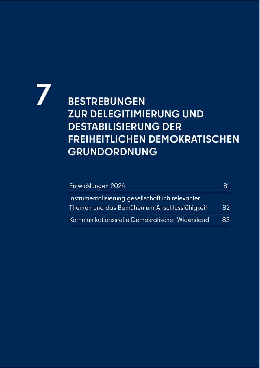 Seite 79 des Verfassungsschutzbericht 2024 Berlin