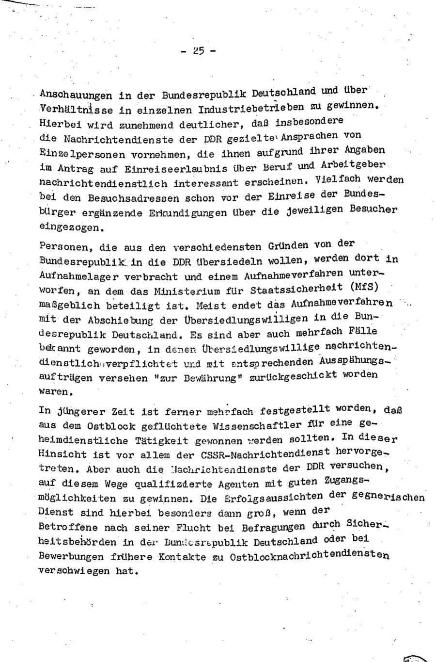 Seite 27 des Verfassungsschutzbericht 1974 Baden-Württemberg