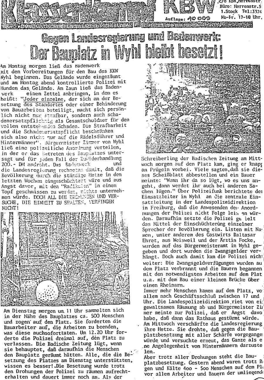 Seite 24 des Verfassungsschutzbericht 1975 Baden-Württemberg