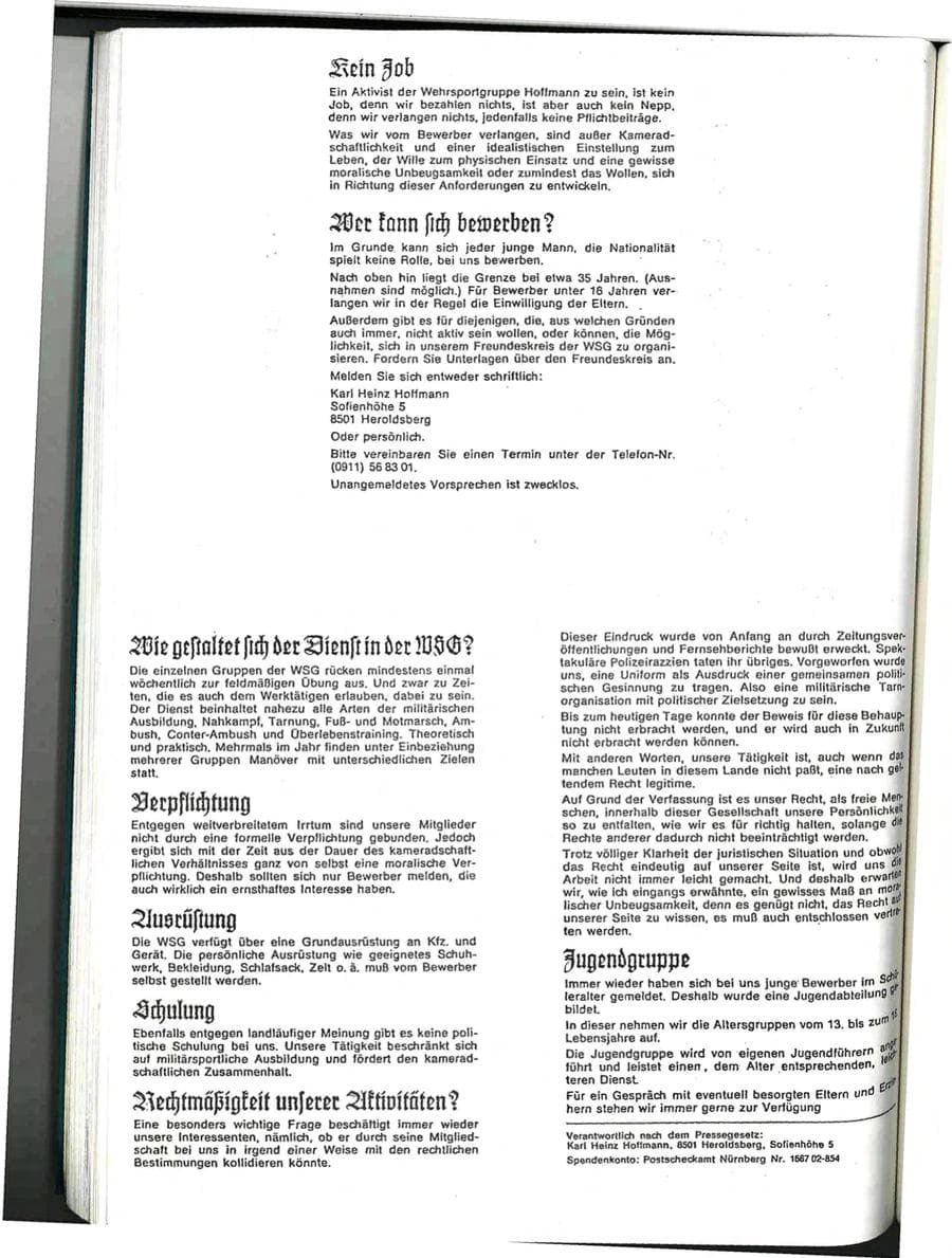 Seite 78 des Verfassungsschutzbericht 1976 Baden-Württemberg