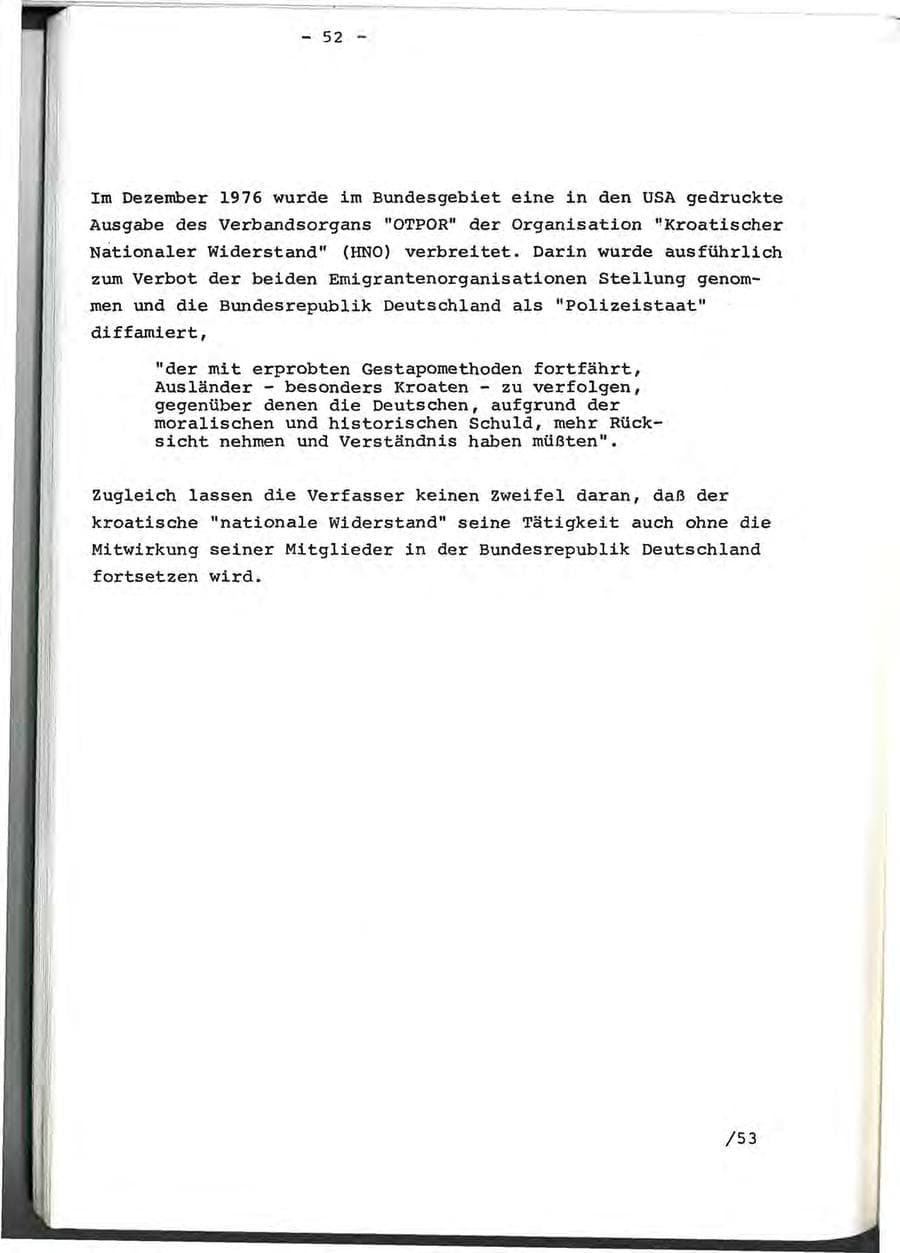 Seite 94 des Verfassungsschutzbericht 1976 Baden-Württemberg