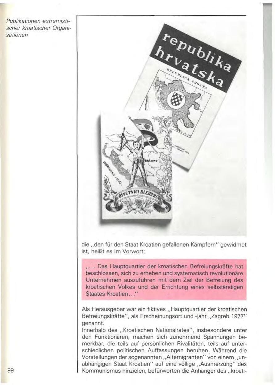 Seite 102 des Verfassungsschutzbericht 1978 Baden-Württemberg