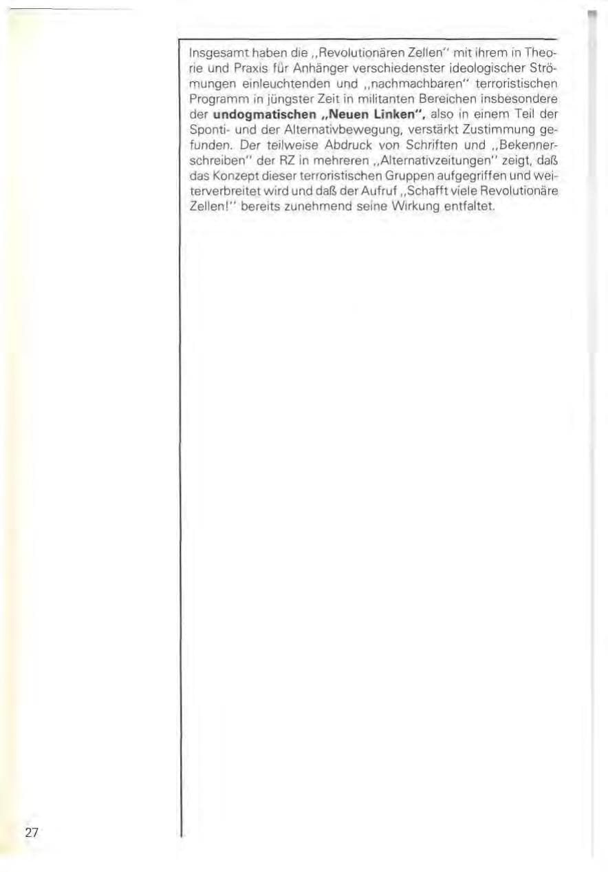 Seite 30 des Verfassungsschutzbericht 1978 Baden-Württemberg