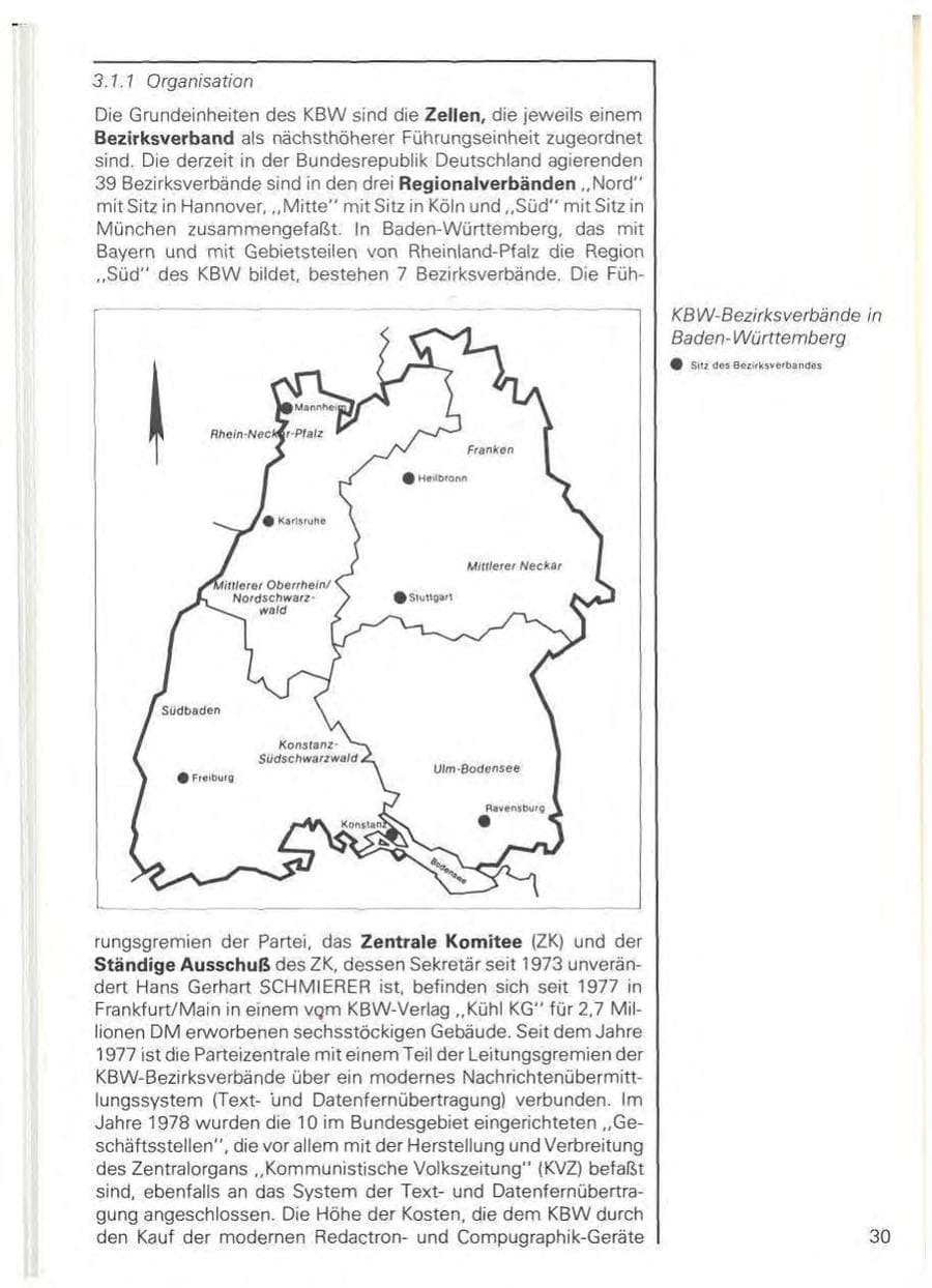 Seite 33 des Verfassungsschutzbericht 1978 Baden-Württemberg