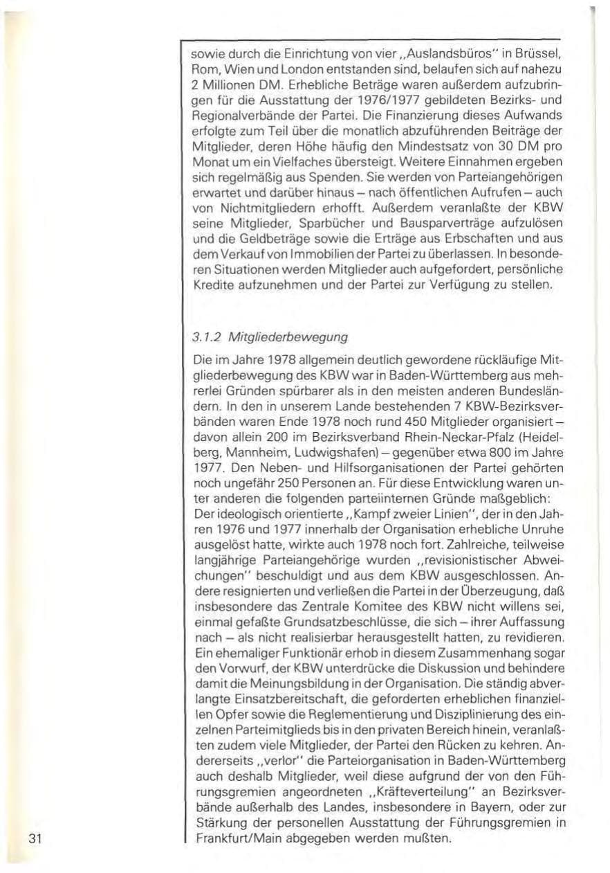 Seite 34 des Verfassungsschutzbericht 1978 Baden-Württemberg
