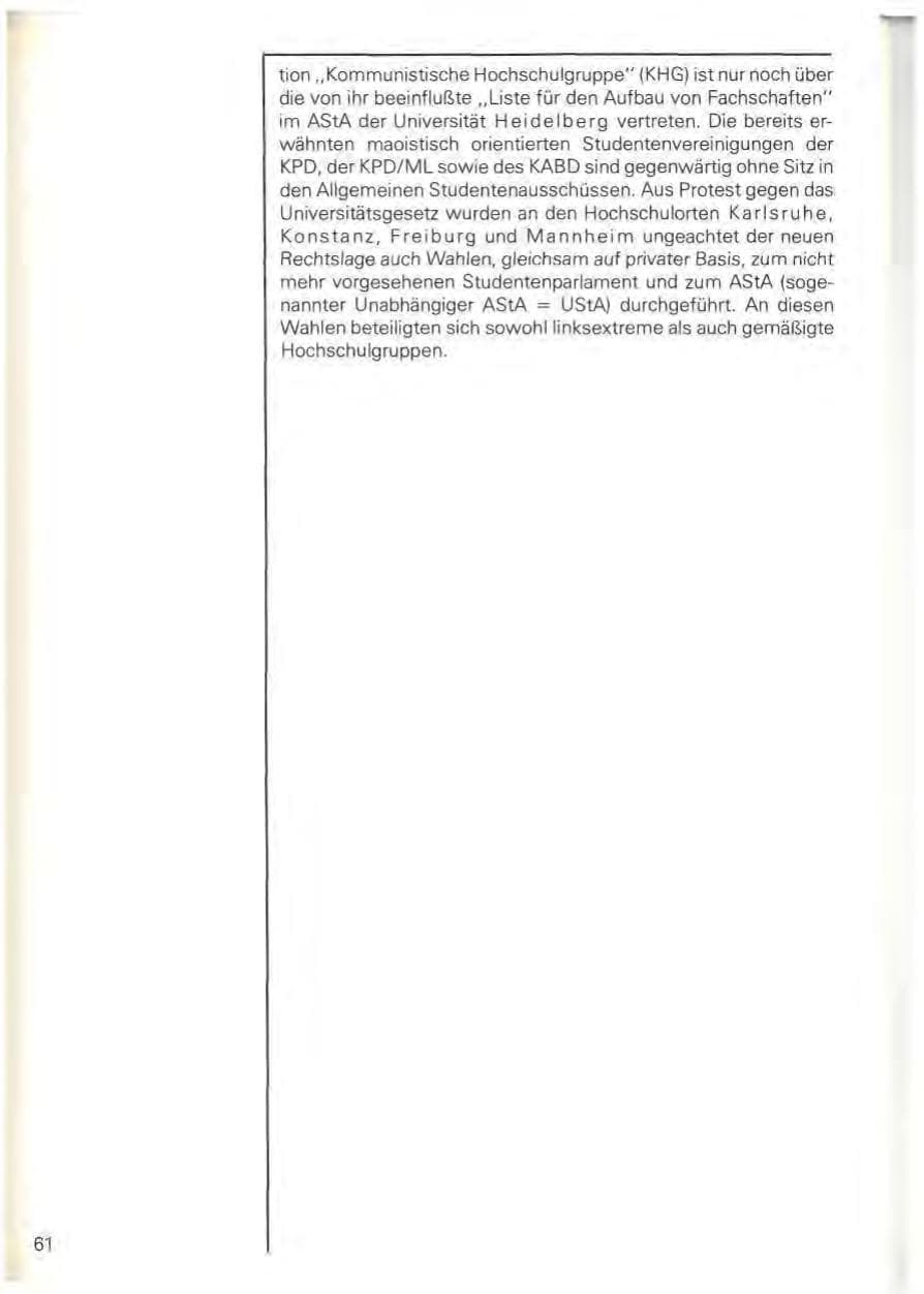 Seite 64 des Verfassungsschutzbericht 1978 Baden-Württemberg