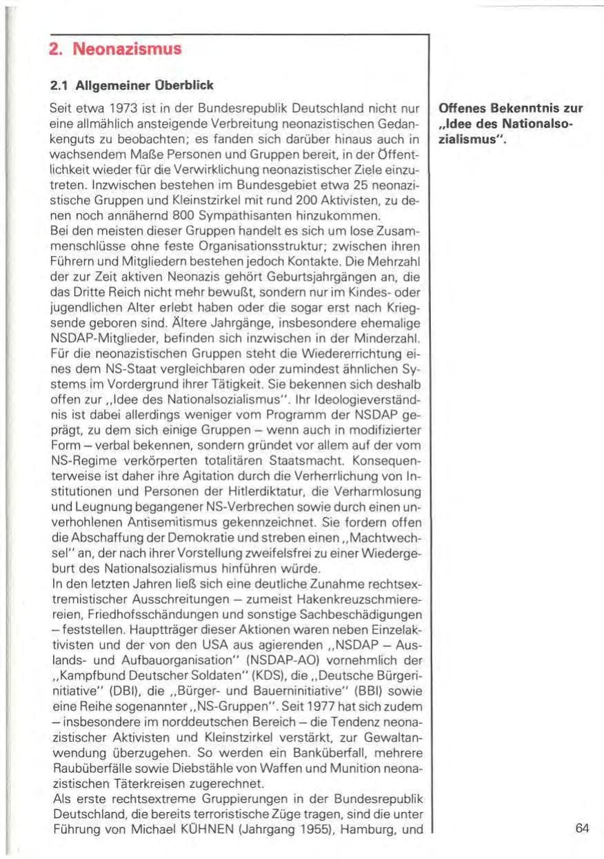 Seite 67 des Verfassungsschutzbericht 1978 Baden-Württemberg