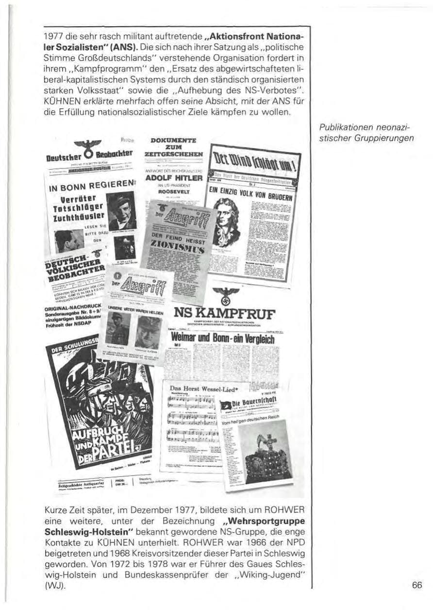 Seite 69 des Verfassungsschutzbericht 1978 Baden-Württemberg