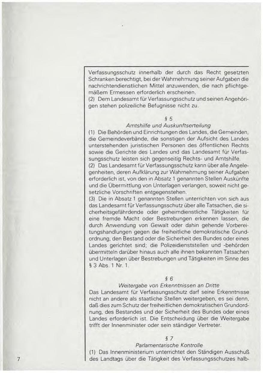 Seite 8 des Verfassungsschutzbericht 1978 Baden-Württemberg