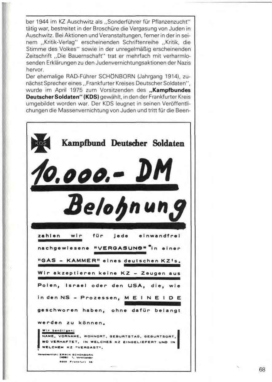Seite 71 des Verfassungsschutzbericht 1978 Baden-Württemberg