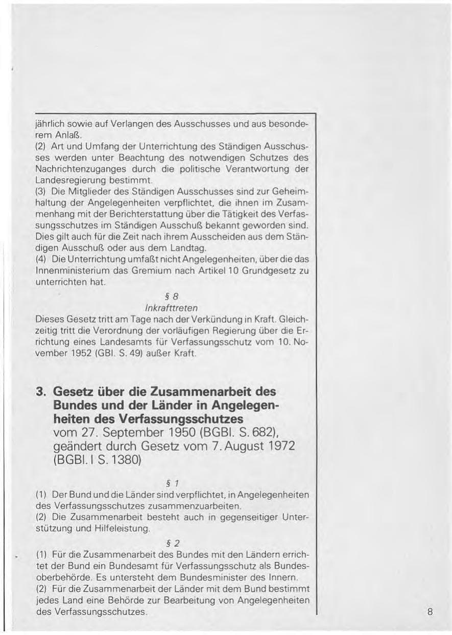 Seite 9 des Verfassungsschutzbericht 1978 Baden-Württemberg