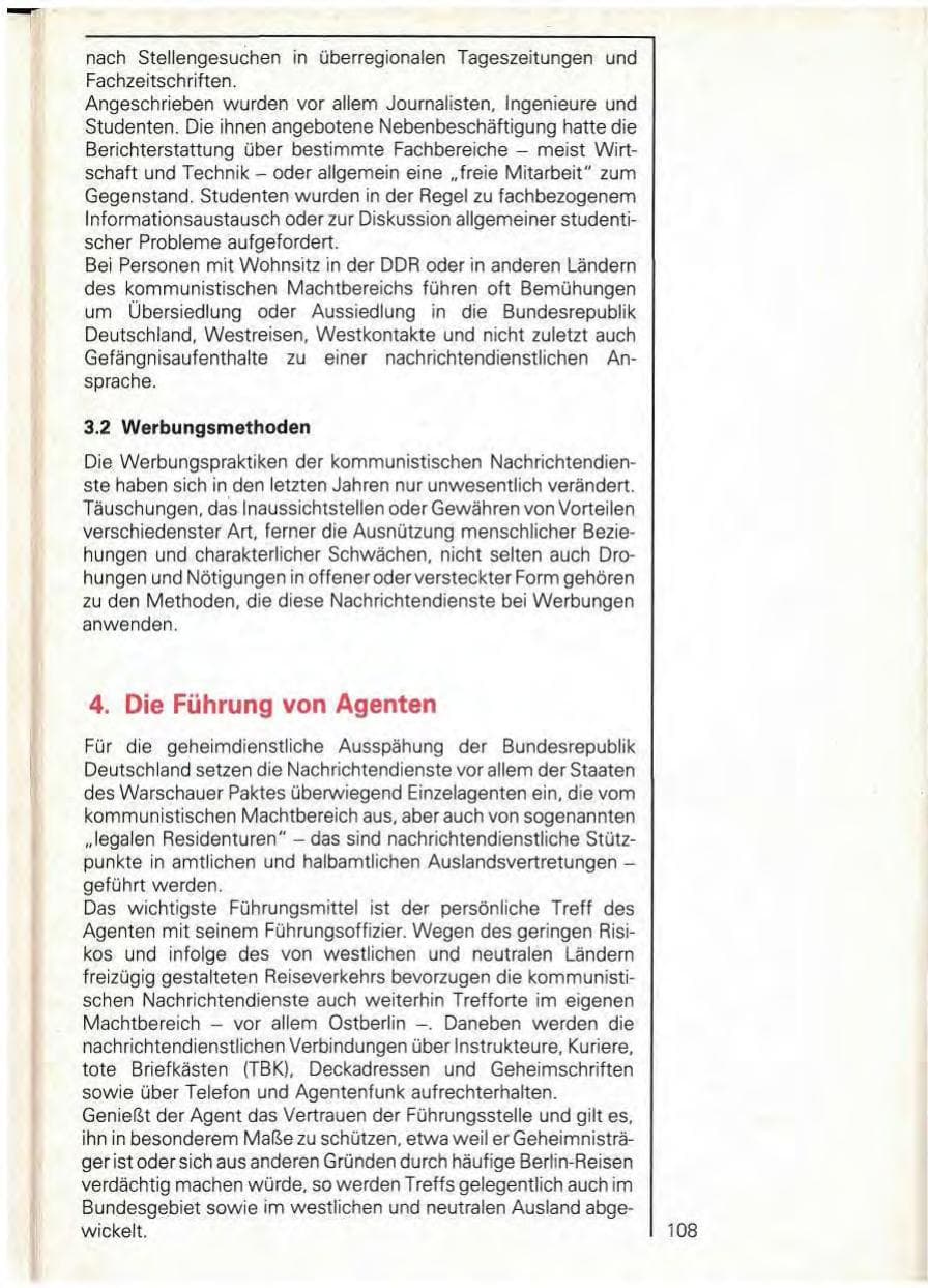 Seite 110 des Verfassungsschutzbericht 1979 Baden-Württemberg
