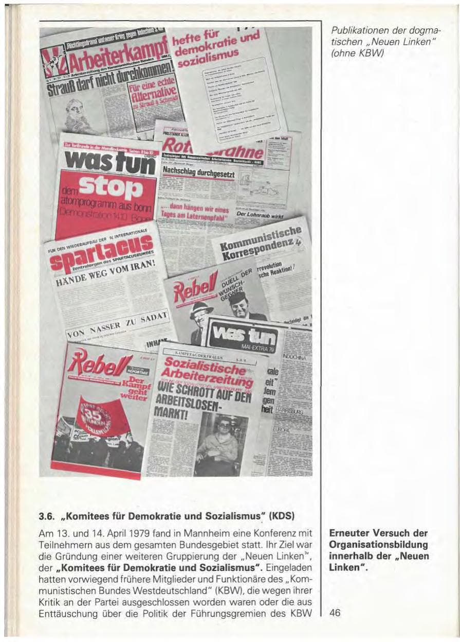 Seite 48 des Verfassungsschutzbericht 1979 Baden-Württemberg