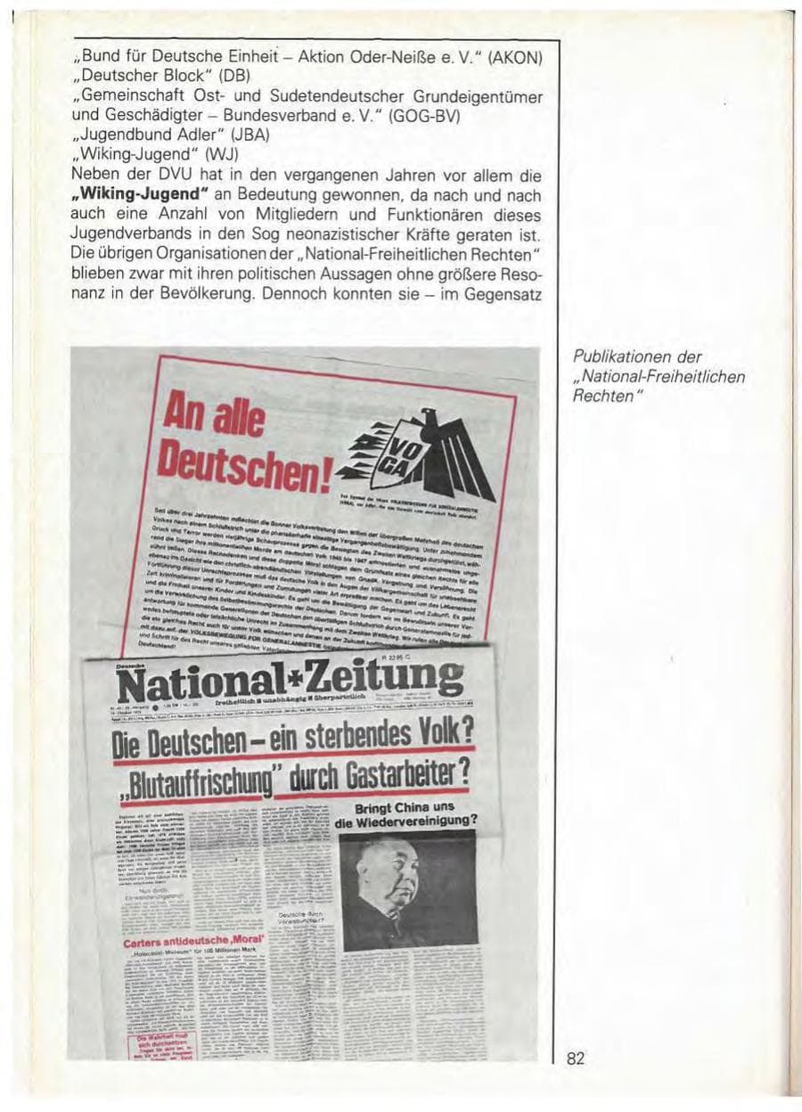 Seite 84 des Verfassungsschutzbericht 1979 Baden-Württemberg