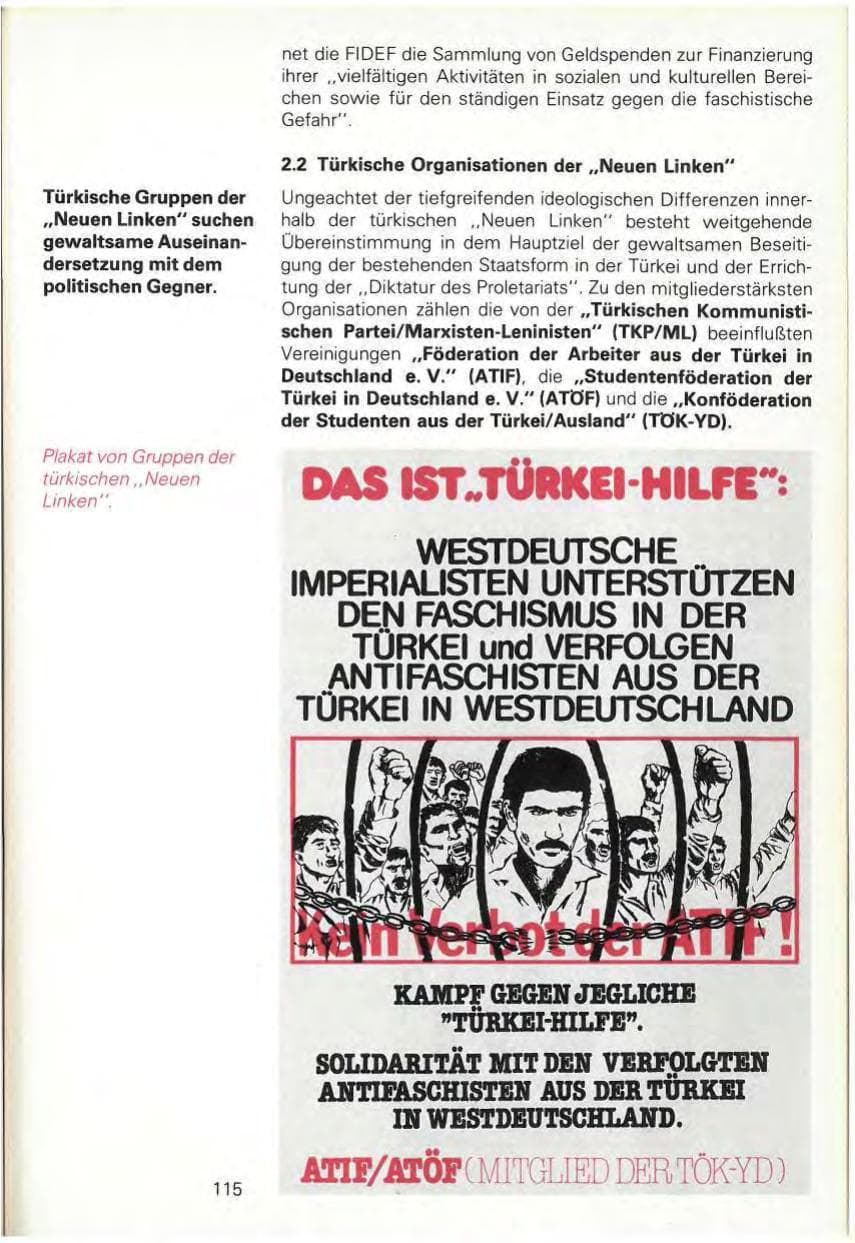 Seite 117 des Verfassungsschutzbericht 1980 Baden-Württemberg