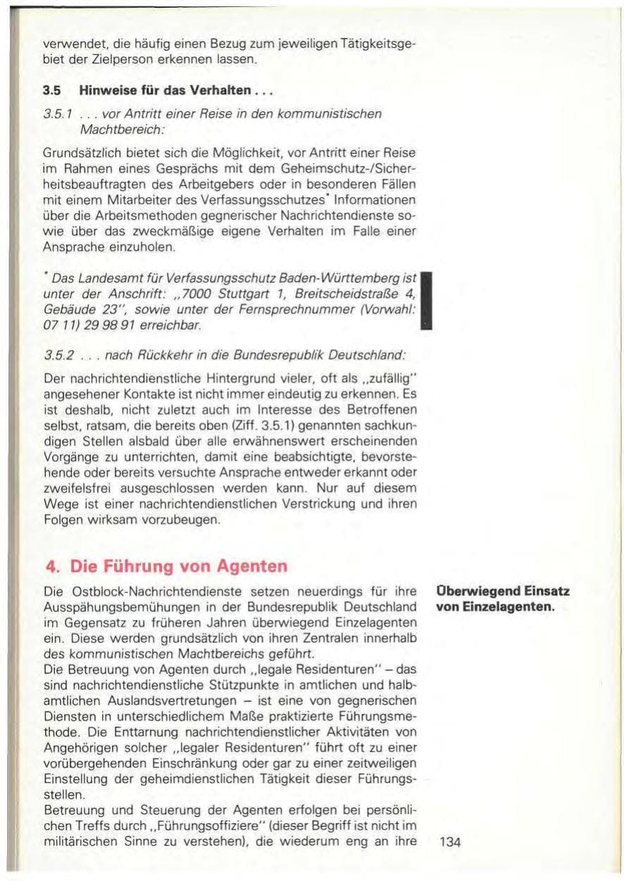 Seite 136 des Verfassungsschutzbericht 1980 Baden-Württemberg