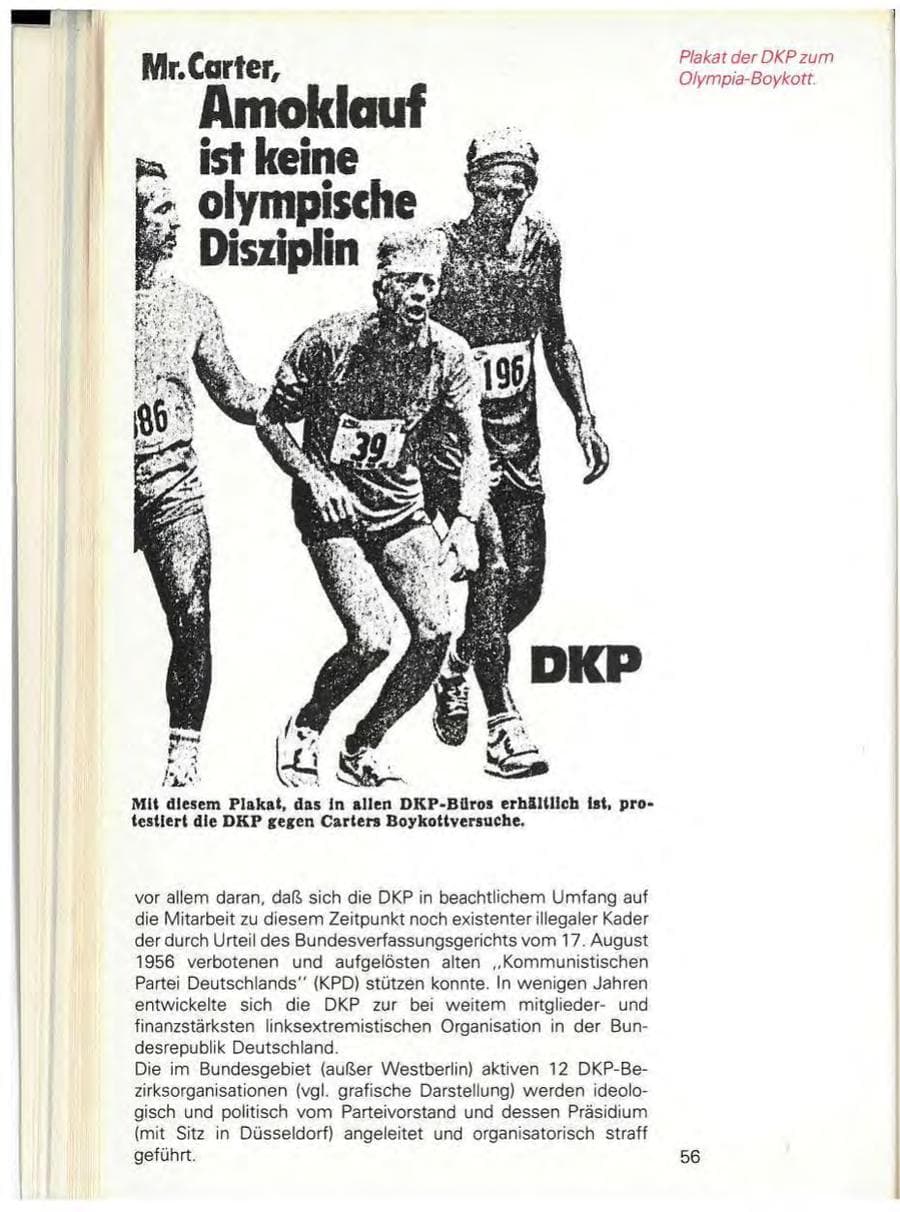 Seite 58 des Verfassungsschutzbericht 1980 Baden-Württemberg