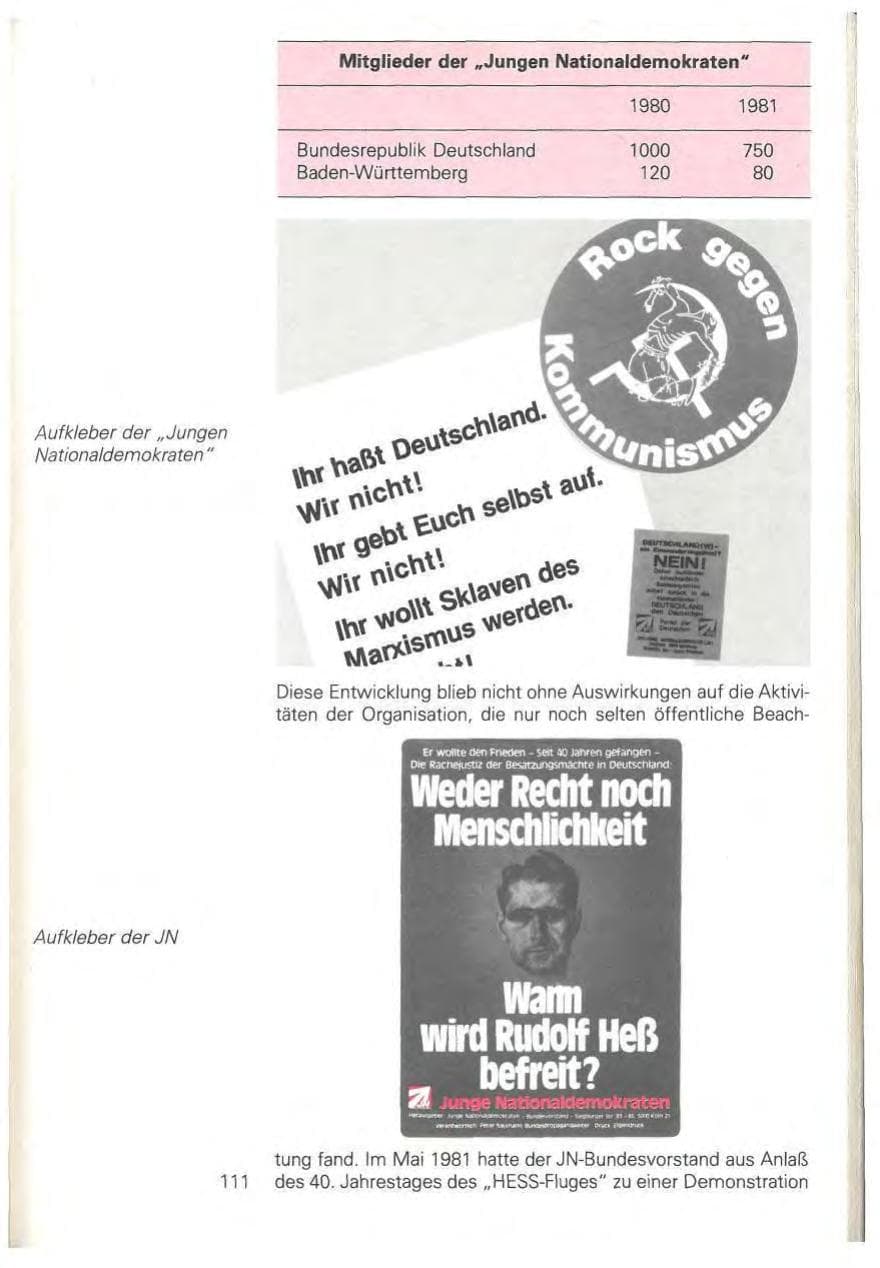 Seite 117 des Verfassungsschutzbericht 1981 Baden-Württemberg