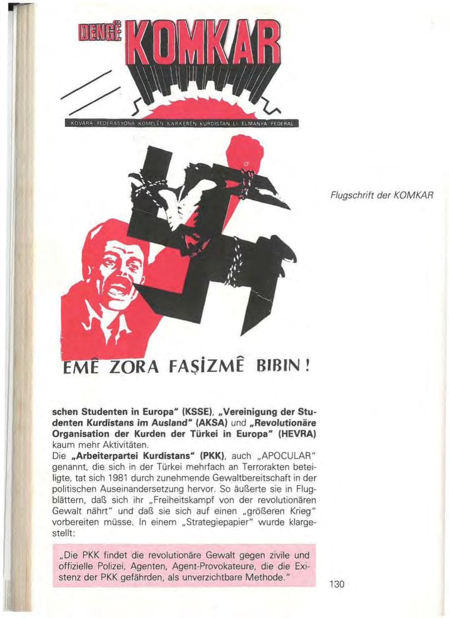 Seite 136 des Verfassungsschutzbericht 1981 Baden-Württemberg