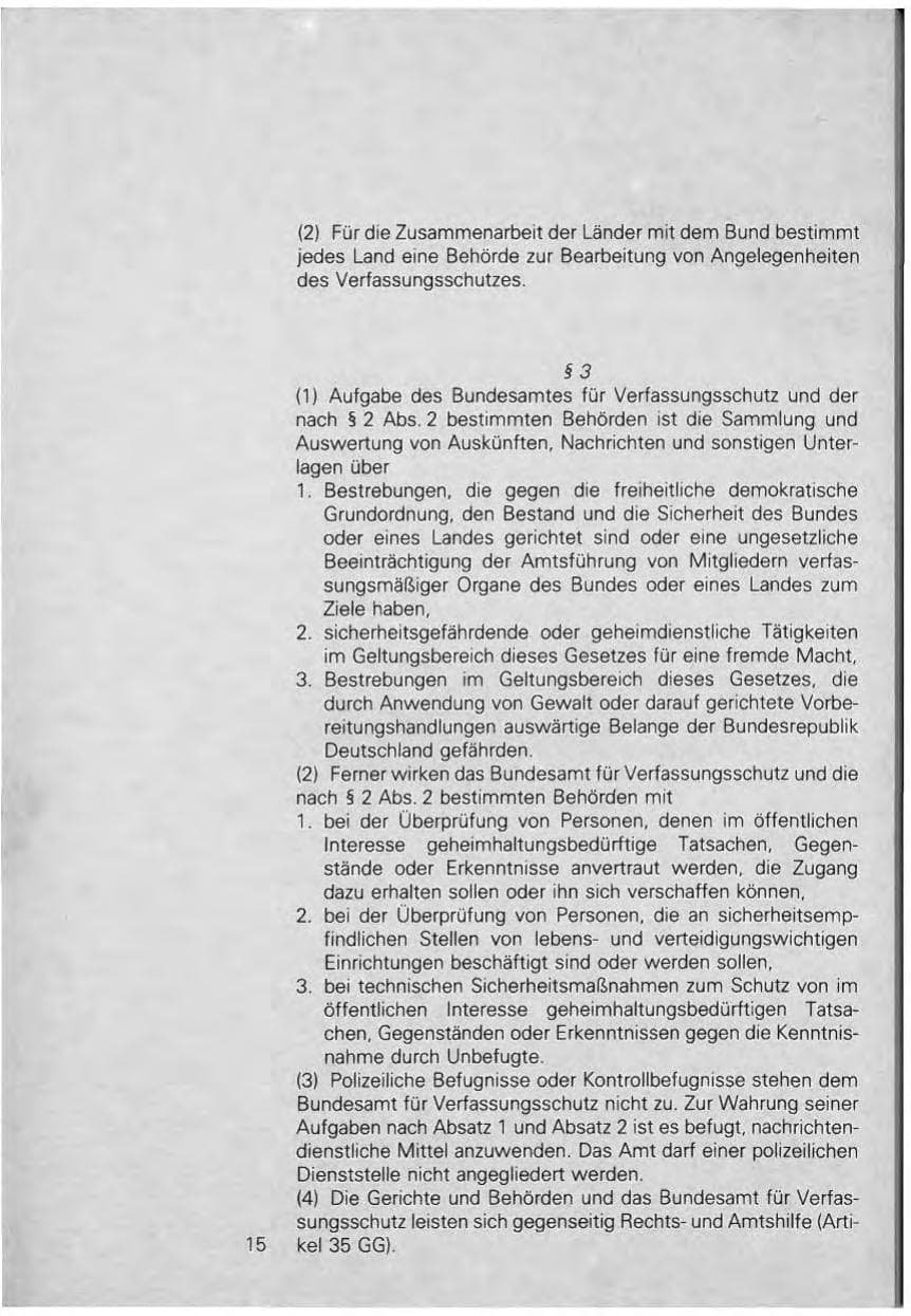 Seite 15 des Verfassungsschutzbericht 1981 Baden-Württemberg