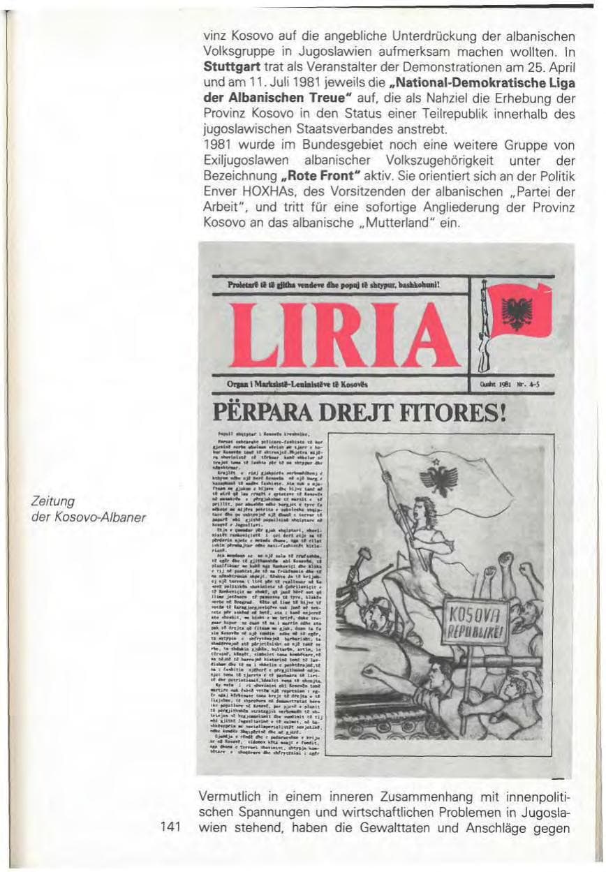 Seite 147 des Verfassungsschutzbericht 1981 Baden-Württemberg